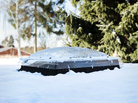 Ventana para cubierta plana eléctrica VELUX CVP Acristalamiento 73UT