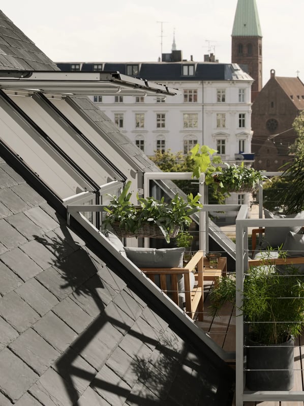 Ventana de tejado inclinada para combinación VELUX GIL Acristalamiento 62SG